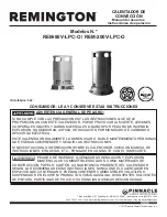 Preview for 15 page of Pinnacle Climate Technologies Remington REM-200V-LPC-O User'S Manual & Operating Instructions