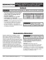 Preview for 24 page of Pinnacle Climate Technologies Remington REM-200V-LPC-O User'S Manual & Operating Instructions