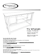 Pinnacle Design TV73003 Parts List предпросмотр