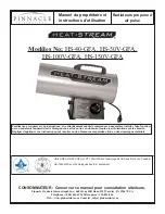 Предварительный просмотр 19 страницы Pinnacle International Heat-Stream HS-100V-GFA User'S Manual And Operating Instructions