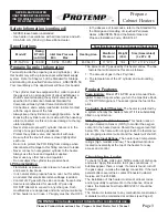 Preview for 3 page of Pinnacle International PT-18-PCH User'S Manual And Operating Instructions