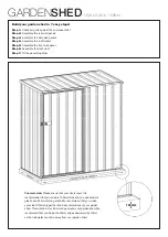 Предварительный просмотр 2 страницы Pinnacle Outdoor 1.5m Flat Roof Series Assembly Instructions Manual