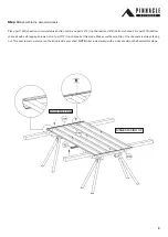 Предварительный просмотр 9 страницы Pinnacle Outdoor 1.5m Flat Roof Series Assembly Instructions Manual