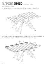 Предварительный просмотр 10 страницы Pinnacle Outdoor 1.5m Flat Roof Series Assembly Instructions Manual