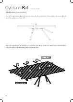 Preview for 8 page of Pinnacle Outdoor Cyclonic Kit 3.0m Gable Series Assembly Instructions Manual