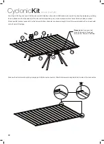 Preview for 22 page of Pinnacle Outdoor Cyclonic Kit 3.0m Gable Series Assembly Instructions Manual