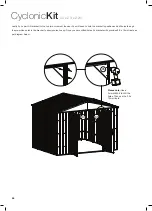 Preview for 44 page of Pinnacle Outdoor Cyclonic Kit 3.0m Gable Series Assembly Instructions Manual