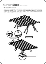 Предварительный просмотр 12 страницы Pinnacle Outdoor GardenSHED 3.0m Skillion Series Assembly Instructions Manual