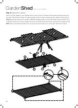 Предварительный просмотр 14 страницы Pinnacle Outdoor GardenSHED 3.0m Skillion Series Assembly Instructions Manual