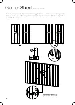 Предварительный просмотр 22 страницы Pinnacle Outdoor GardenSHED 3.0m Skillion Series Assembly Instructions Manual