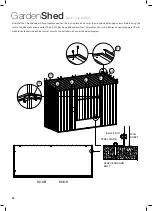 Предварительный просмотр 24 страницы Pinnacle Outdoor GardenSHED 3.0m Skillion Series Assembly Instructions Manual