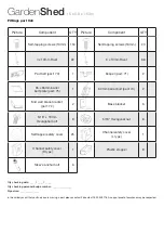 Preview for 6 page of Pinnacle Outdoor GardenShed Assembly Instructions Manual