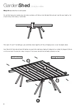 Preview for 8 page of Pinnacle Outdoor GardenShed Assembly Instructions Manual