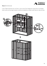 Preview for 15 page of Pinnacle Outdoor GardenShed Assembly Instructions Manual