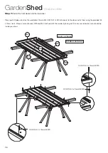 Preview for 16 page of Pinnacle Outdoor GardenShed Assembly Instructions Manual