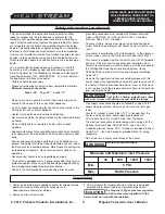 Preview for 3 page of Pinnacle Products International Heat-Stream HS-125V-GFA User'S Manual And Operating Instructions