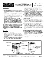 Preview for 3 page of Pinnacle Products International TT-40P-DH Owner'S Manual And Operating Instructions