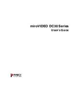 Pinnacle Systems miroVIDEO DC30 Series User Manual preview