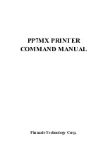 Pinnacle Technology PP7MX Command Manual preview