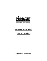 Предварительный просмотр 1 страницы Pinnacle A3623067 Owner'S Manual