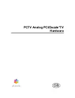 Предварительный просмотр 1 страницы Pinnacle DAZZLE PCTV User Manual