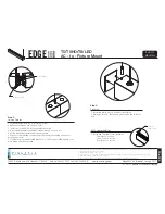 Предварительный просмотр 10 страницы Pinnacle EDGE EX33 Nstallation Instructions