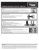 Предварительный просмотр 2 страницы Pinnacle IKONIC DSS003 Installation Instructions