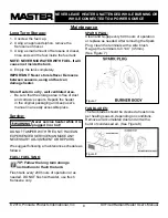 Предварительный просмотр 9 страницы Pinnacle Master MH-70-SS-A User'S Manual & Operating Instructions