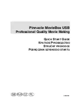 Pinnacle MovieBox USB Quick Start Manual предпросмотр