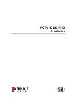 Pinnacle PCTV 110i User Manual предпросмотр