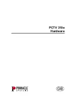 Pinnacle PCTV 310E User Manual предпросмотр