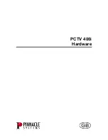 Pinnacle PCTV 400I User Manual предпросмотр