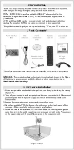 Preview for 2 page of Pinnacle PCTV HD PCI Quick Start Manual