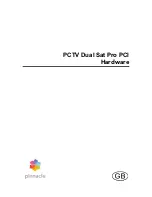 Предварительный просмотр 1 страницы Pinnacle PCTV HDTV Sat Pro USB User Manual