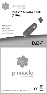 Pinnacle PCTV Quatro Stick 510e Quick Start Manual preview