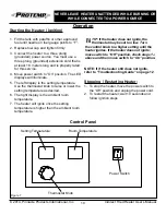 Предварительный просмотр 11 страницы Pinnacle Protemp PT-100T-IDF-EU User'S Manual And Operating Instructions