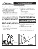 Предварительный просмотр 8 страницы Pinnacle ProTemp PT-125-OFR-A User'S Manual & Operating Instructions