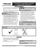 Preview for 4 page of Pinnacle Protemp PT-200V-LPC-A User'S Manual & Operating Instructions