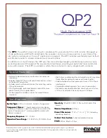 Pinnacle QP 2 Specifications preview