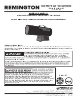 Preview for 13 page of Pinnacle Remington REM-125V-GFA-B User'S Manual & Operating Instructions