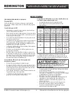 Preview for 18 page of Pinnacle Remington REM-125V-GFA-B User'S Manual & Operating Instructions