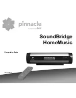 Pinnacle SOUNDBRIDGE HOMEMUSIC Instructions Manual предпросмотр