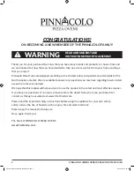 Preview for 4 page of PINNACOLO IBRIDO Owner'S Manual And Warranty