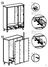 Предварительный просмотр 20 страницы Pinolino Wardrobe Pan large 14 34 20 G Assembly Plan