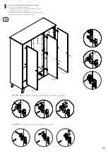 Предварительный просмотр 22 страницы Pinolino Wardrobe Pan large 14 34 20 G Assembly Plan