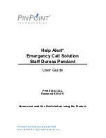 Preview for 1 page of PinPoint Help Alert User Manual