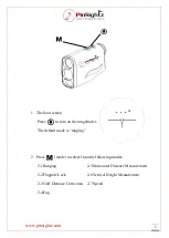 Предварительный просмотр 2 страницы PinSightz CM4949PRO Operating Instructions Manual