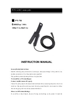 Pintech PT-710 Instruction Manual preview