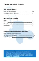 Preview for 3 page of Pioneer Athletics STARLINER V6 Instruction Manual & Parts List