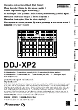 Предварительный просмотр 1 страницы PIONEER DJ DDJ-XP2 Operating Instructions Manual